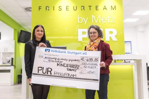 Friseurteam PUR Ludwigsburg unterstützt den Ambulanten Kinderhospizdienst. Quelle: Lily LaVie Photo | Public Relations | WilhelmGalerie.
