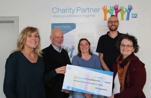Charity Partner der Firma PPG in Ingersheim. Foto: PPG Ingersheim.